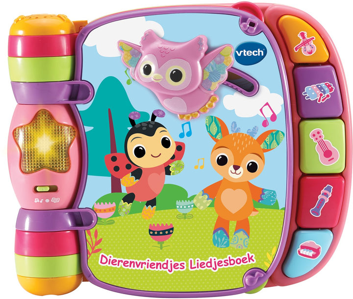 Interactief Vtech liedjesboek met dierenvriendjes en pianotoetsen