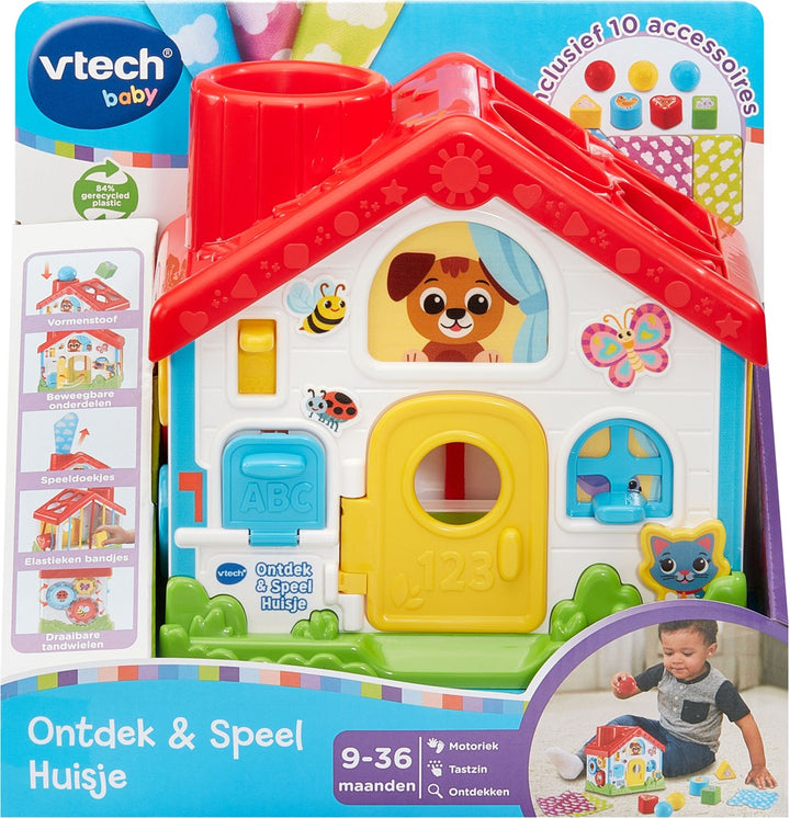 Interactief Vtech activiteitenspeelhuisje met ballen, vormen en doekjes