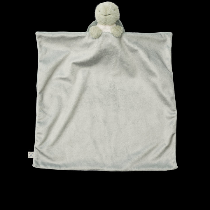 Liewood Camdon knuffeldoek met schildpadje in Turtle Faune Green van superzacht pluche