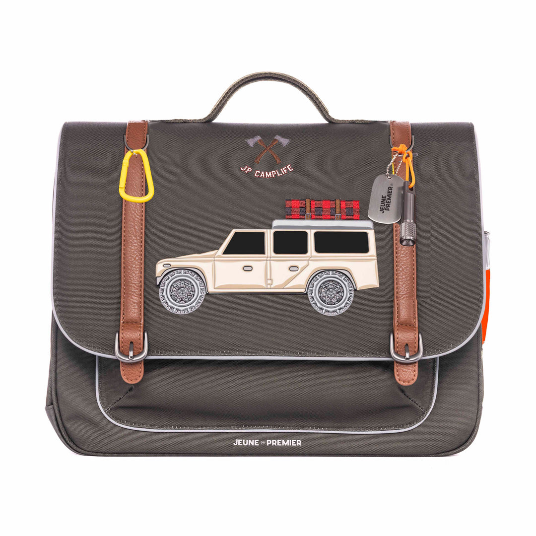 Boekentas met avontuurlijke print – Jeune Premier It Bag Midi Camp Life