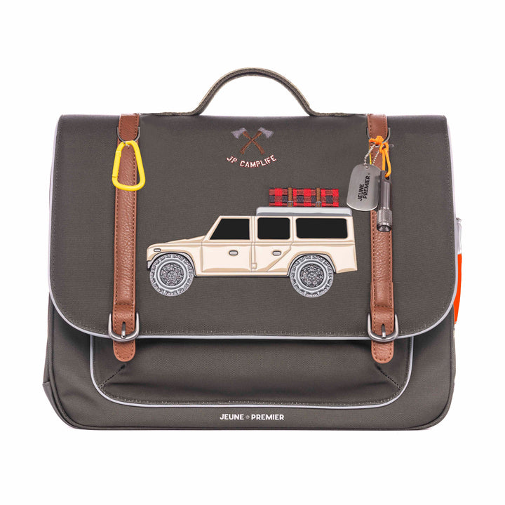 Boekentas met avontuurlijke print – Jeune Premier It Bag Midi Camp Life