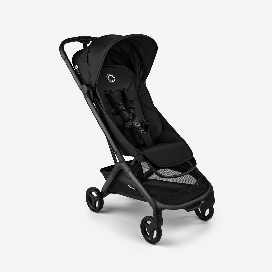 Bugaboo Butterfly2 buggy in Heritage Black, ingeklapt en gebruiksklaar