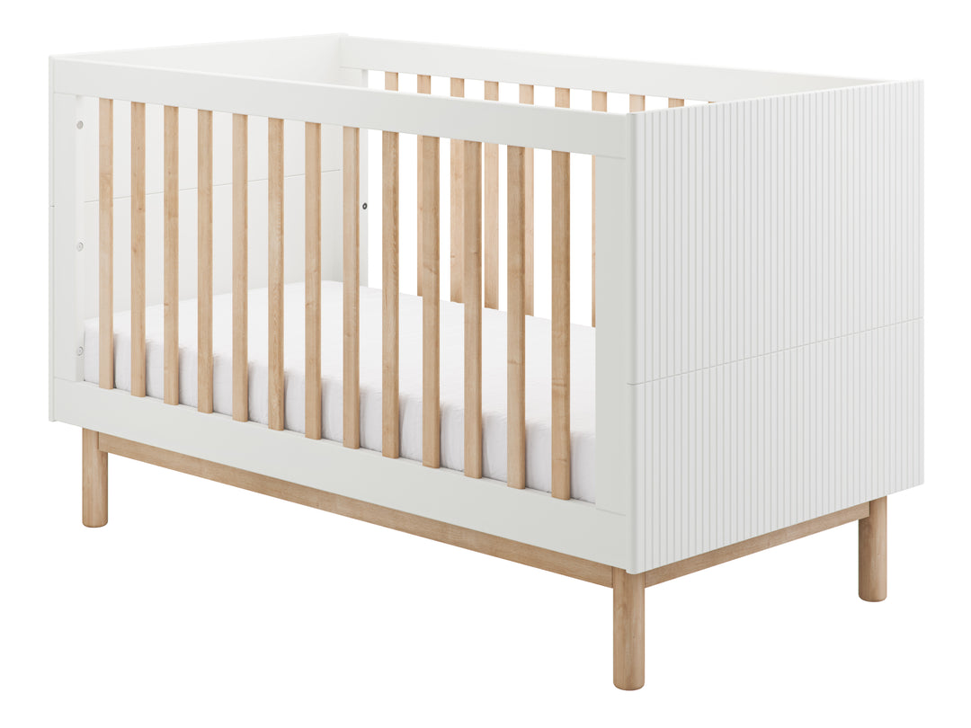 Pinio Miloo kinderbed 70x140 cm wit met ombouwoptie naar bank
