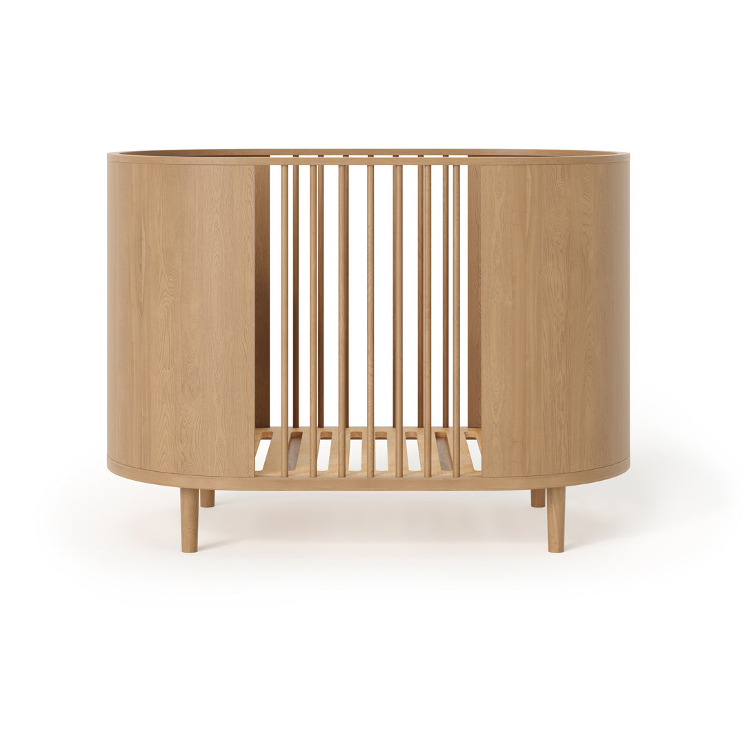 Meegroeibed Kai van Kas Kopenhagen in veneer oak met ovale vormen