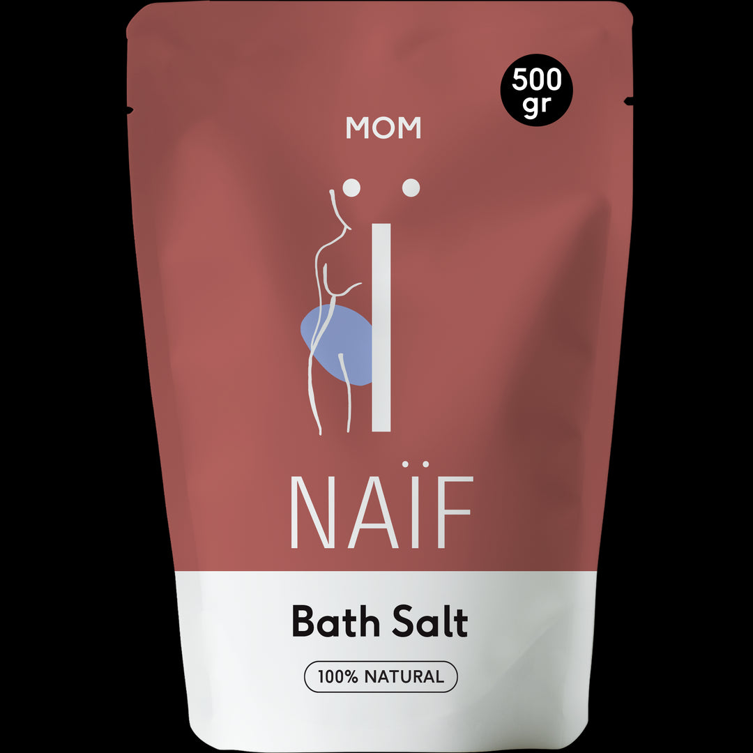 Naïf magnesium badzout 500g voor ontspanning tijdens zwangerschap