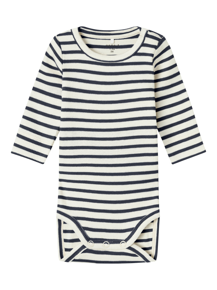 Name It rib body met lange mouwen in Dark Sapphire