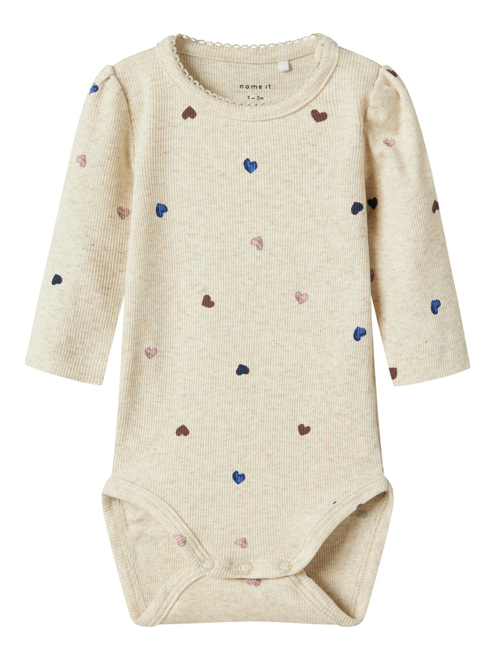 Name It - Body Nutti Ribtricot | Peyote Melange