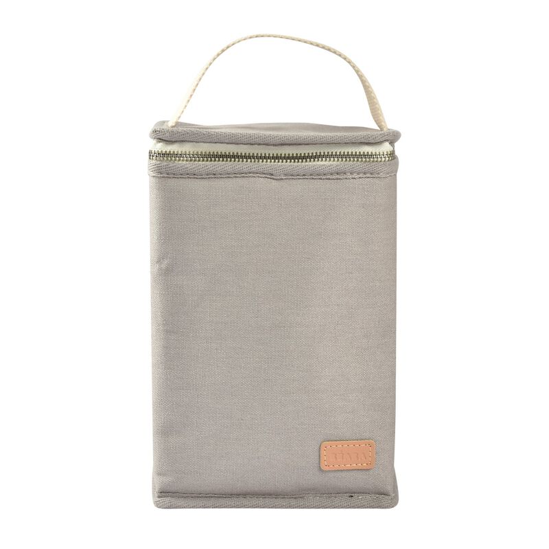 Beaba Isothermische Koeltas Pearl Grey – compacte en opvouwbare lunchtas