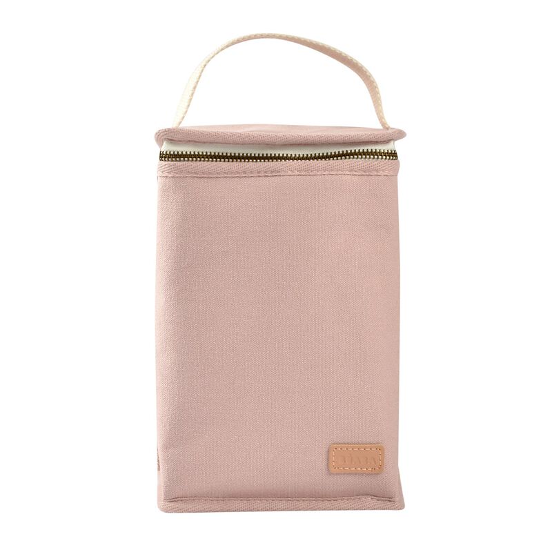Beaba Isothermische Koeltas Dusty Rose – compacte en opvouwbare lunchtas