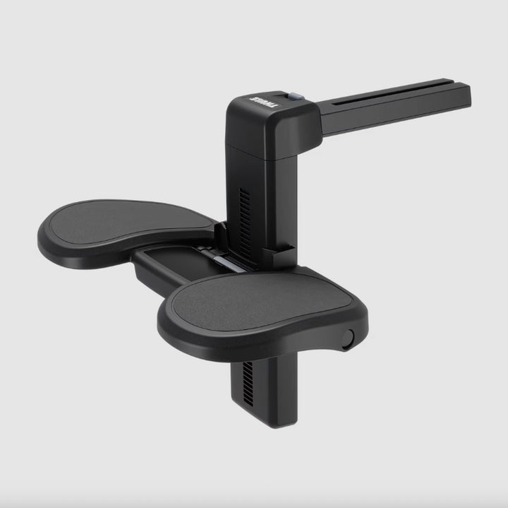 Thule Palm voetensteun voor autostoel, zwart en inklapbaar design