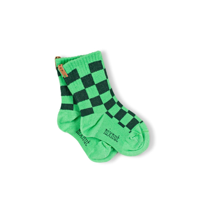 Nixnut - Sokken Checkered Moss