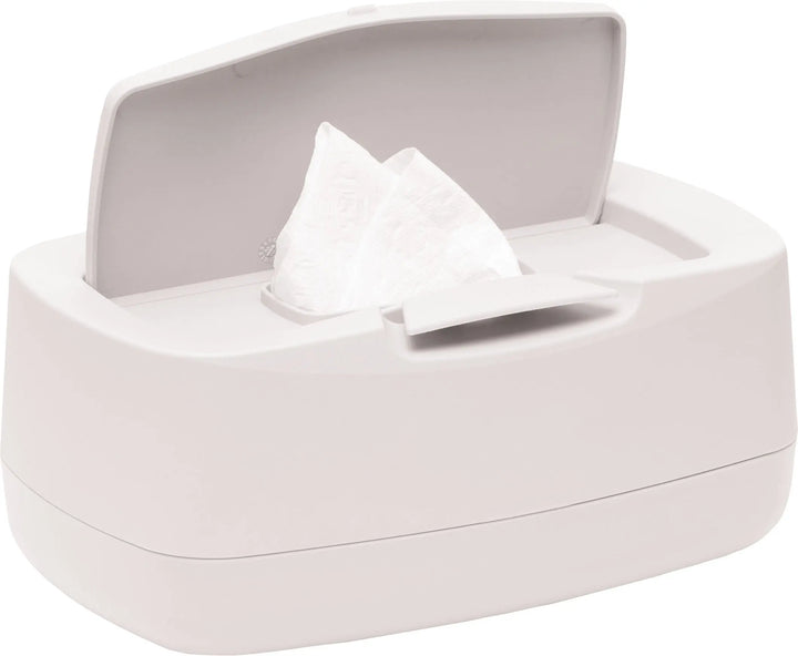 Ecru Bébé-Jou billendoekjesdoos Light Oat op houten commode