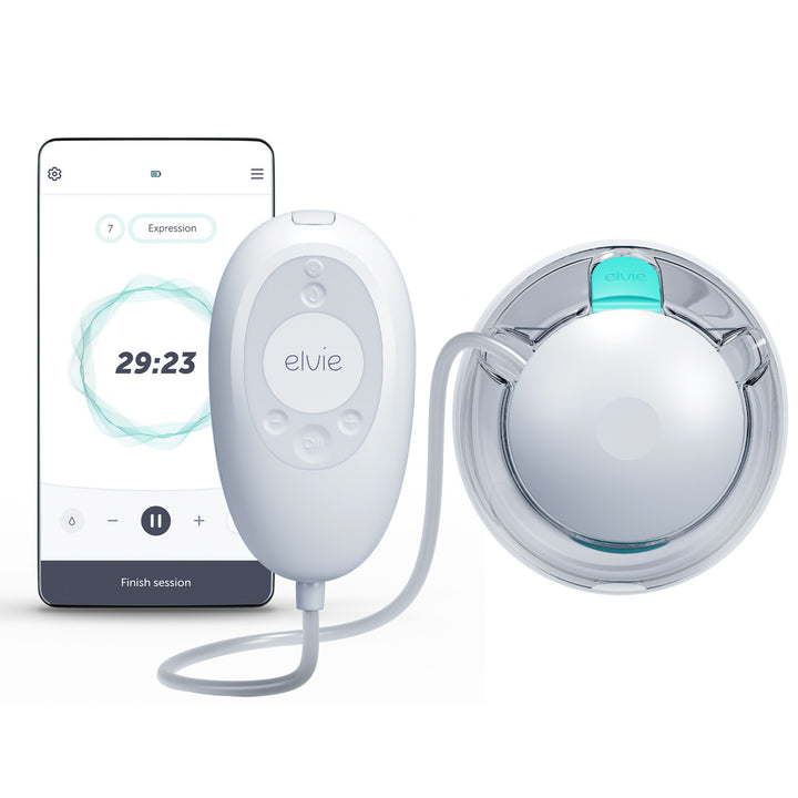 Elvie Stride 2.0 Single elektrische borstpomp met siliconen cups en appbediening