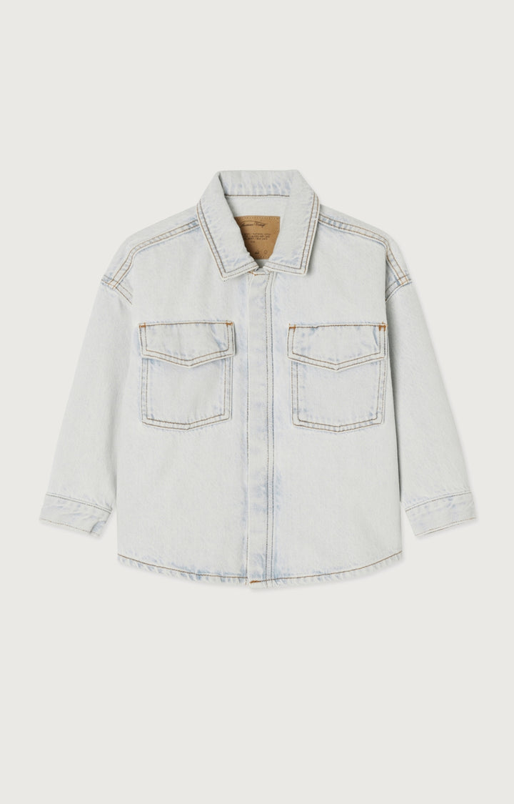 American Vintage - Hemd Joybird Droite Winter Bleached