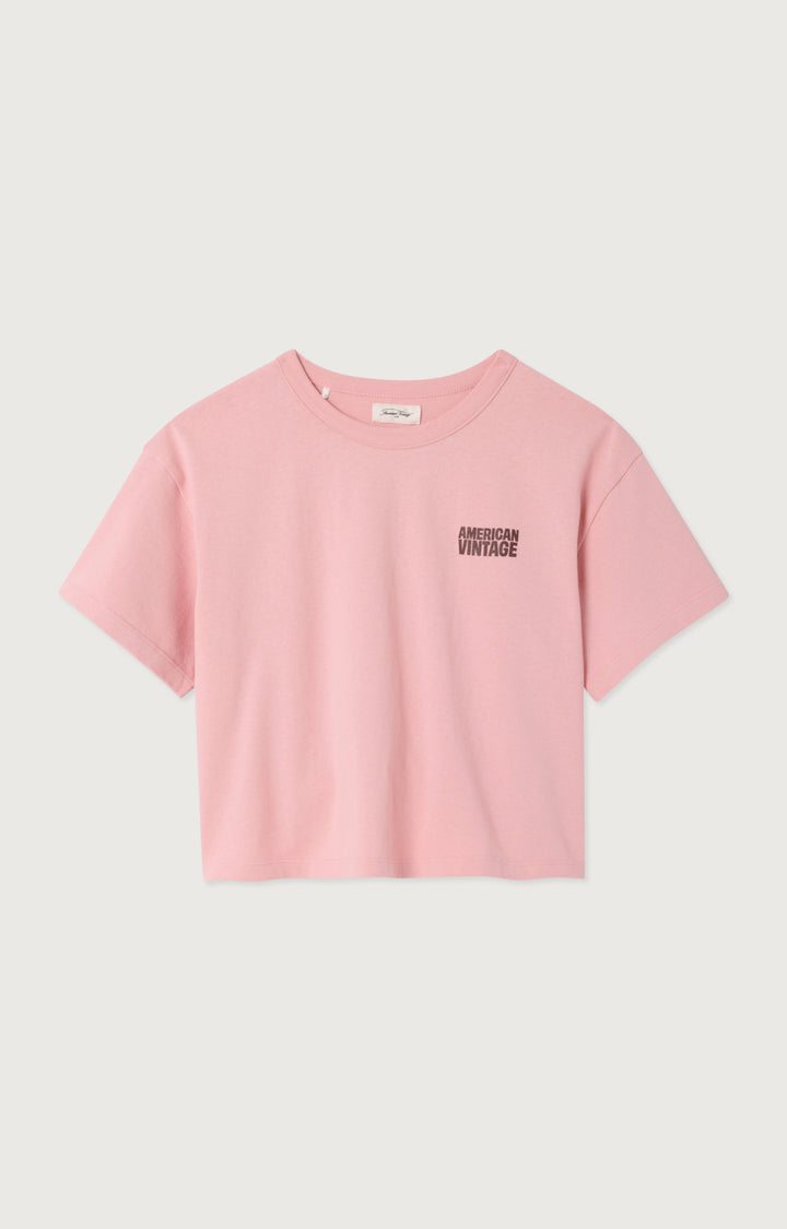 American Vintage - T-Shirt Ykobow Ample Col Rond Smoothie