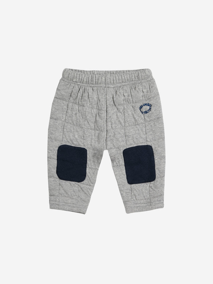 Bobo Choses - Jogging Broek Baby Quilted Light Heather Grey