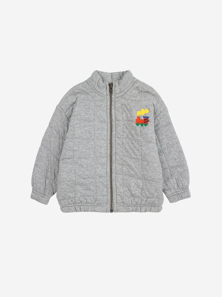 Bobo Choses - Sweater Vest Baby Bobo Choo Choo Quilted Light Heather Grey