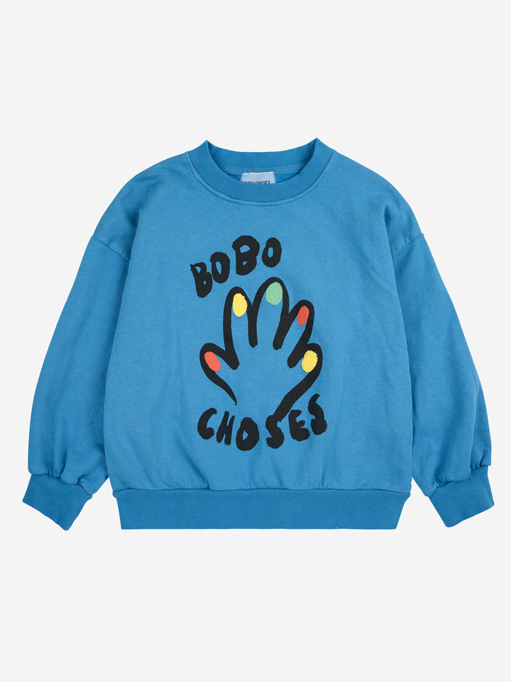 Bobo Choses - Sweater High Five Blue