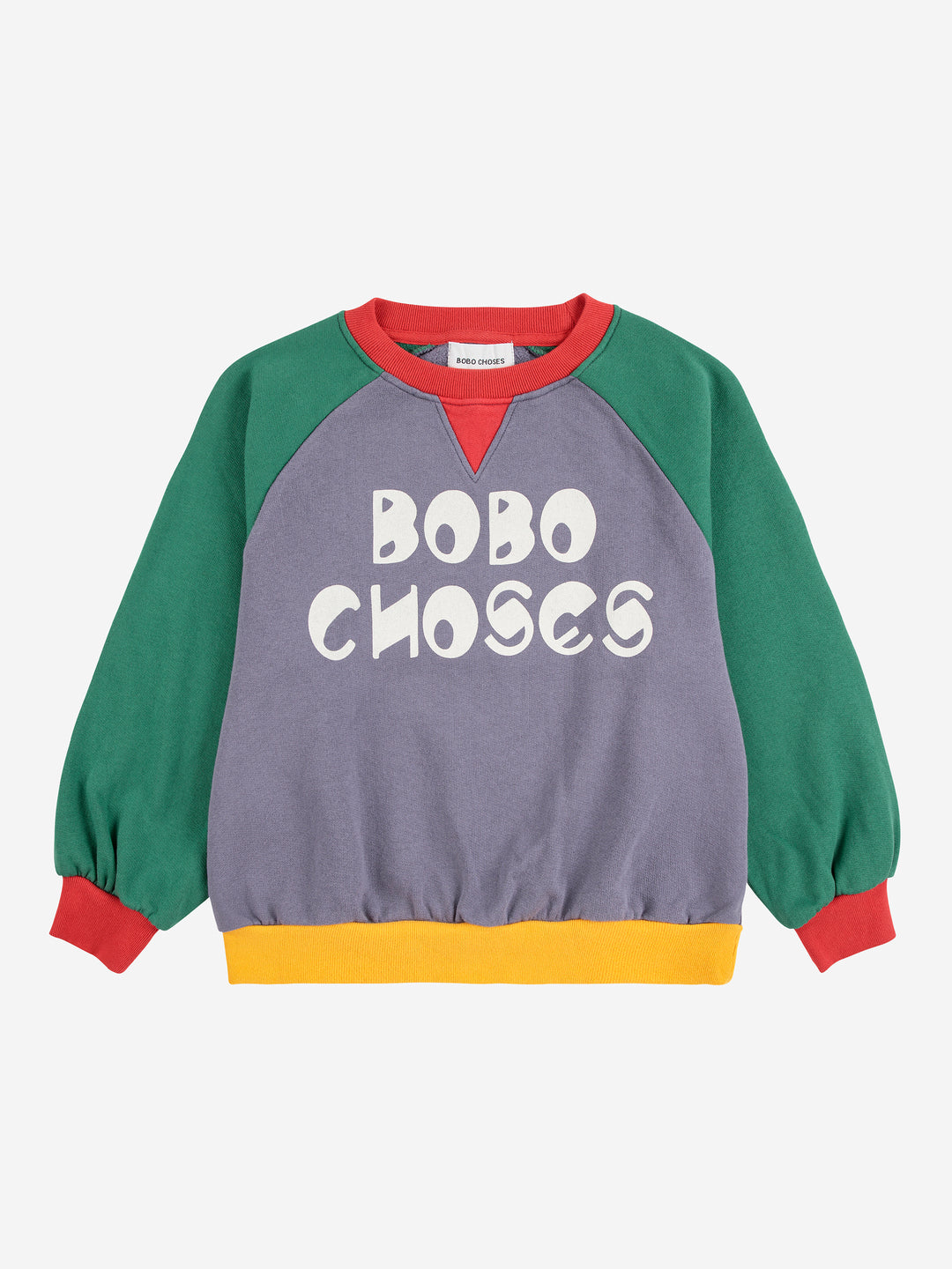 Bobo Choses - Sweater Bobo Choses Color Block Ranglan Multi