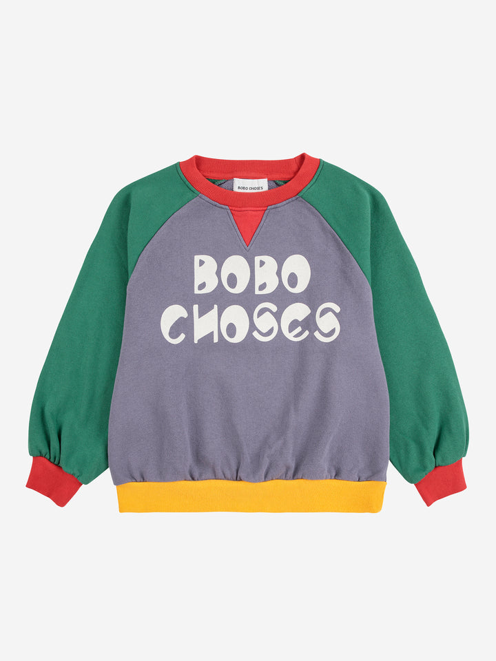 Bobo Choses - Sweater Bobo Choses Color Block Ranglan Multi