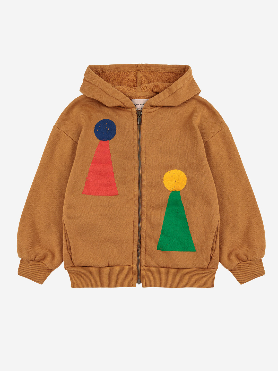 Bobo Choses - Sweater Vest Hoodie Chess Pawn Brown