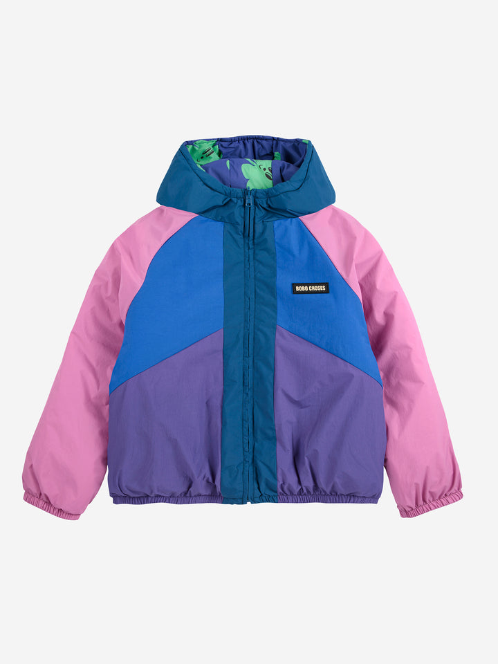 Bobo Choses - Regenjas Lucky Clover Reversible Anorak All Over Purple