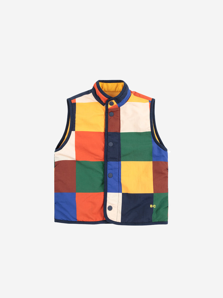Bobo Choses - Bodywarmer Tiles Reversible Multi