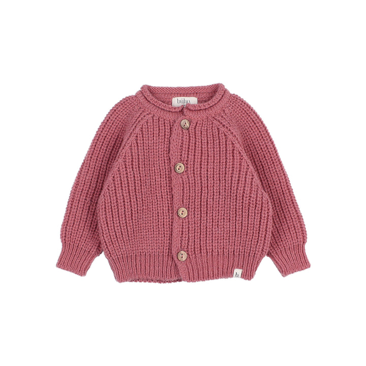 Búho - Cardigan Baby Soft Knit Blush
