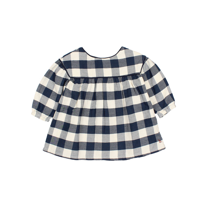 Búho - Jurk Baby Gingham Navy