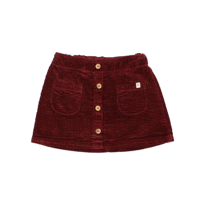 Búho - Rok Corduroy Burgundy