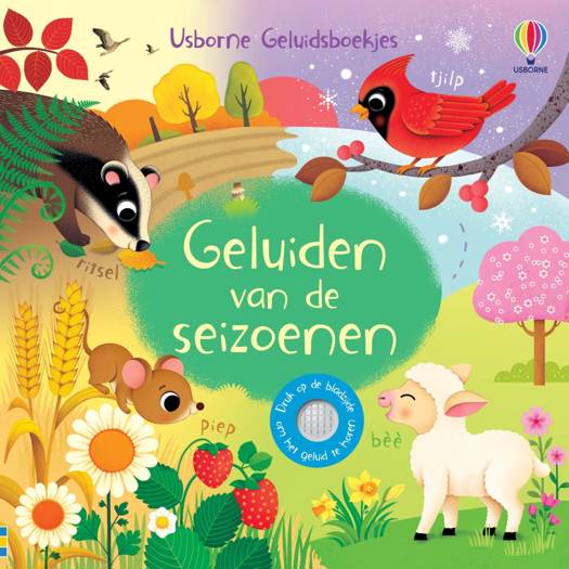 Geluidenboek Geluiden van de Seizoenen met natuurgeluiden per jaargetijde