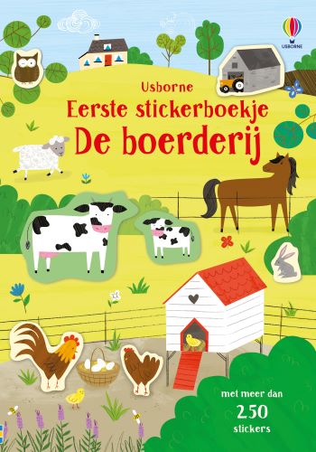 Stickerboek De Boerderij met 250+ stickers van dieren en erfscènes