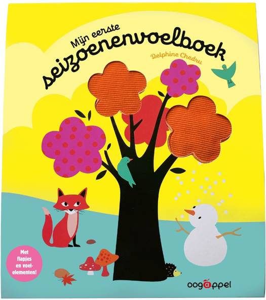 Stoffen voelboek Mijn Eerste Seizoenenvoelboek met flapjes en texturen