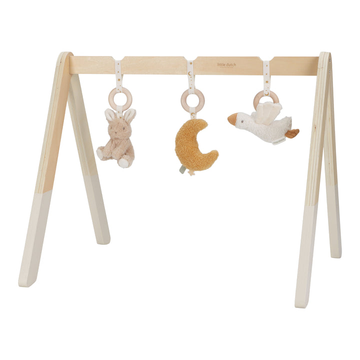 Little Dutch Babygym Newborn Naturals met zachte hangspeeltjes