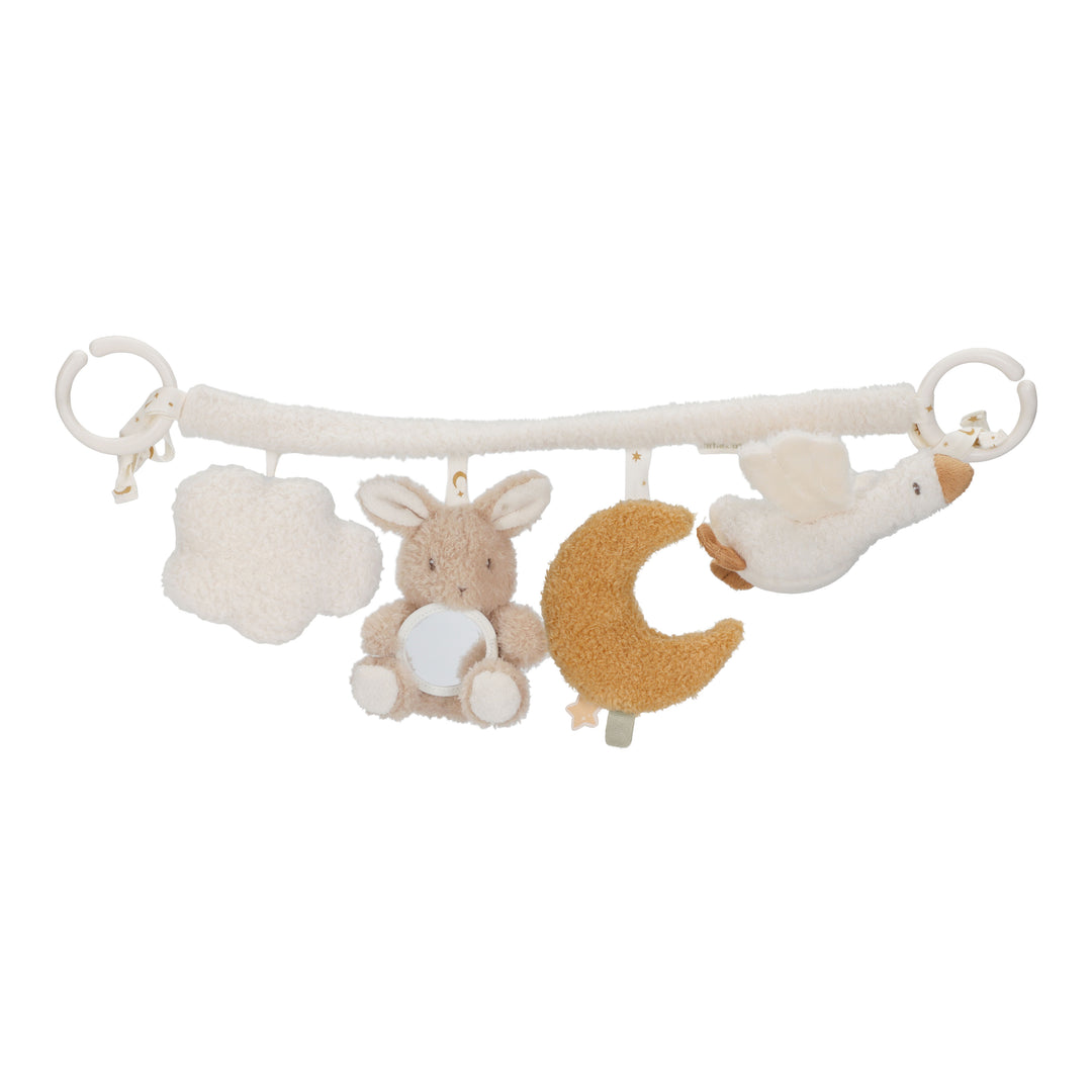 Little Dutch Wagenspanner Newborn Naturals met zachte figuurtjes
