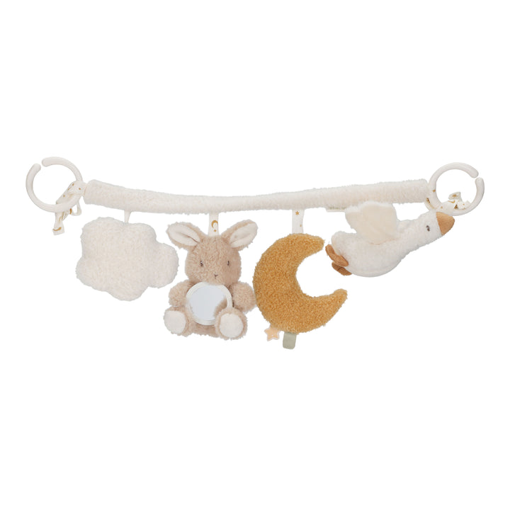 Little Dutch Wagenspanner Newborn Naturals met zachte figuurtjes