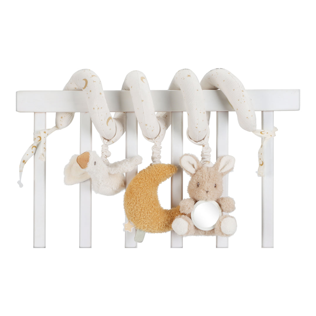 Little Dutch Activiteitenspiraal Newborn Naturals met zachte figuren en texturen