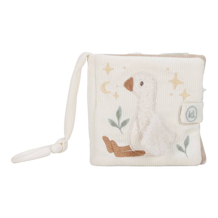 Little Dutch Buggyboekje Newborn Naturals met zachte structuren en knispertjes