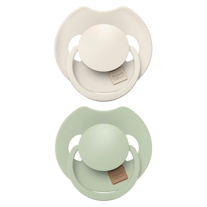 Difrax - Set Fopspenen Lovi Dynamic Prime | Coco / Pistachio 0-6m
