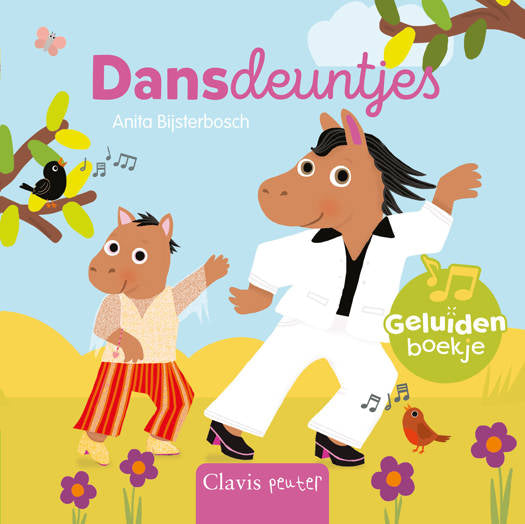Clavis Geluidenboek Dansdeuntjes met dansende dieren en muziekknoppen