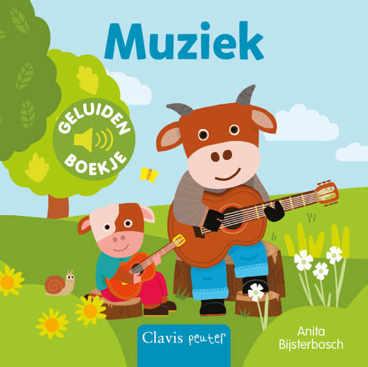 Geluidenboek Muziekinstrumenten Van Dichtbij van Clavis met muzikale dieren