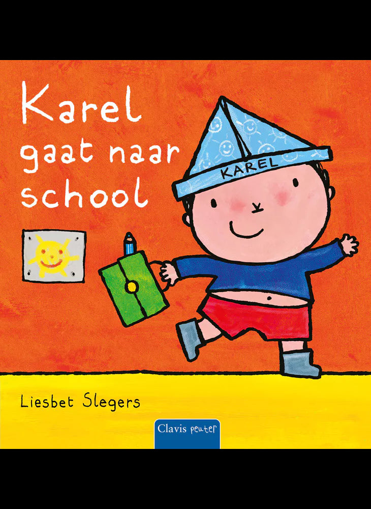 Clavis Boek Karel Gaat Naar School met peuter Karel en juf Rina