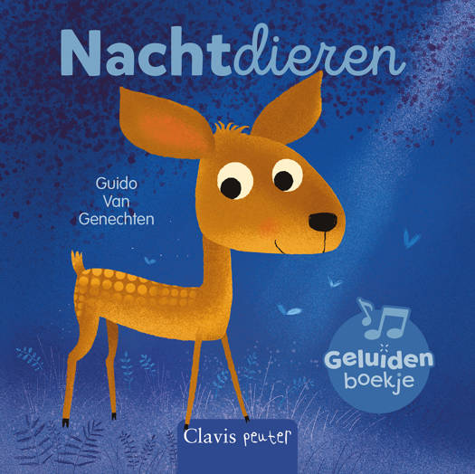 Clavis Geluidenboek Nachtdieren met nachtdieren en zachte geluiden