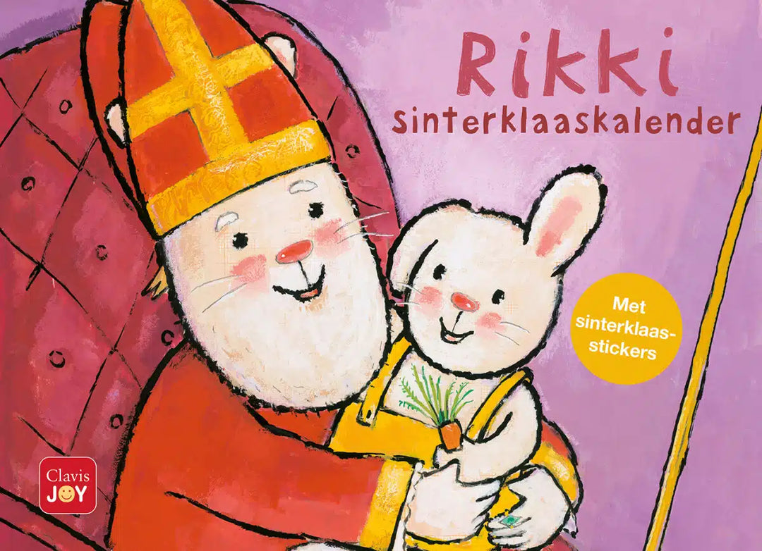Clavis Kalender Sinterklaas Rikki met opdrachten en stickers voor kinderen