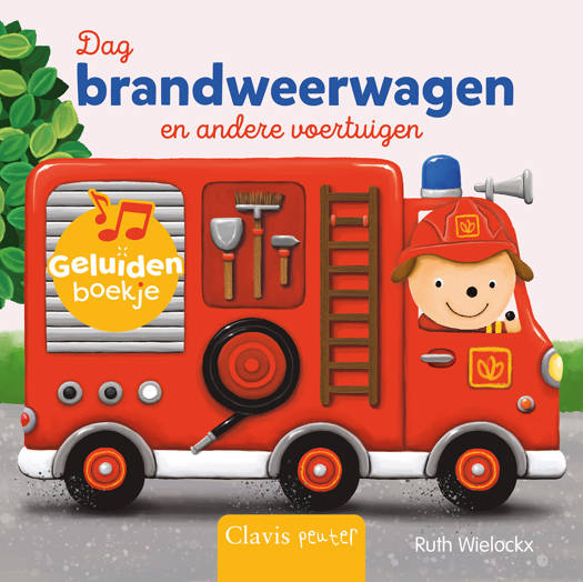 Clavis Geluidenboek Dag Brandweerwagen met voertuigen en sirenes