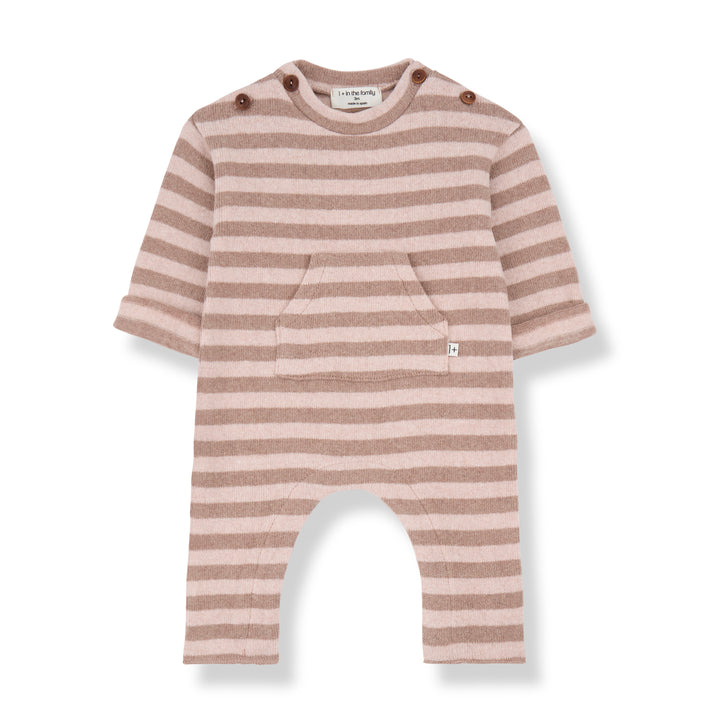 1+ In The Family - Kruippakje Jofre Stripes Nude