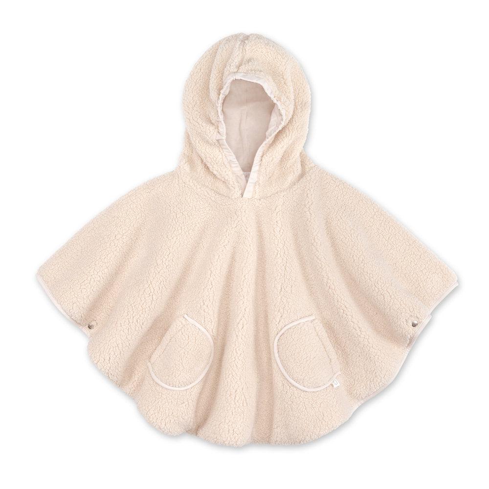 Bemini reisponcho Teddy Pady Jersey Ficelle voor baby’s en peuters van 9-36 maanden