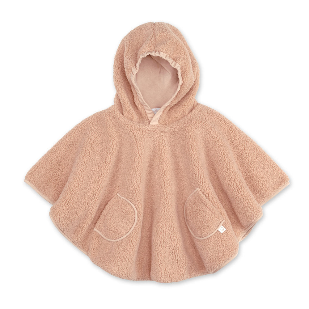 Bemini reisponcho Teddy Pady Jersey Naturel voor baby’s en peuters van 9-36 maanden