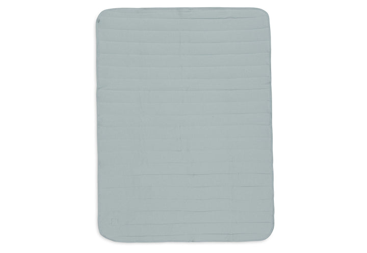 Jollein wiegdeken Velvet Rib 75x100cm in Sea Green, dubbelzijdig