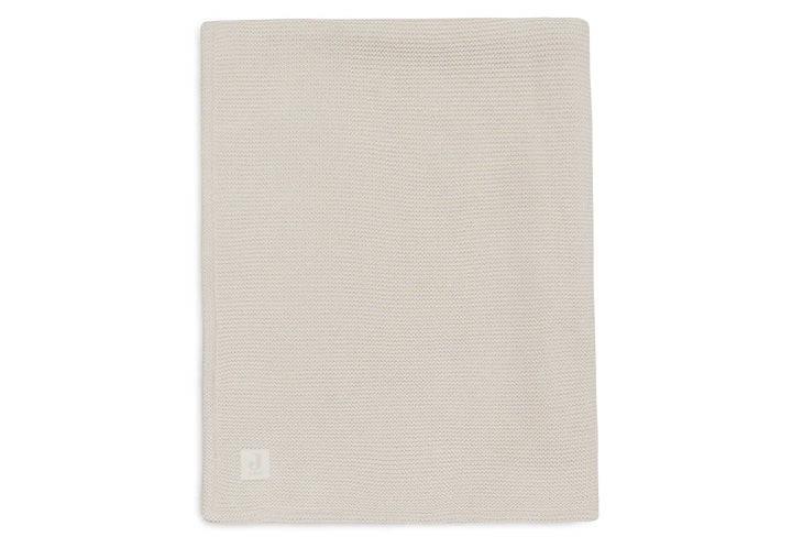 Jollein wiegdeken Basic Knit Velvet 75x100cm in Oatmeal